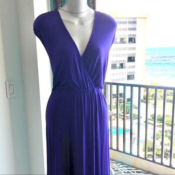 royal purple maxi dress